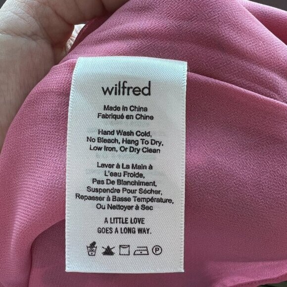 Aritzia Wilfred TILLÉ Off Shoulder Dress Size Small - Picture 8 of 8
